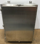 Hoffman / Nvent A30H2412SSLP Wallmount Hinged with NEMA Clamps Type 4X, 30x24x12, Brushed, SS304