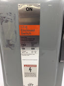 ITE F353 100 Amp 3 Pole 600V Fused Vacu-Break Clampmatic Safety Disconnect Switch