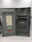 ITE F353 100 Amp 3 Pole 600V Fused Vacu-Break Clampmatic Safety Disconnect Switch