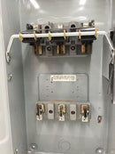 ITE F353 100 Amp 3 Pole 600V Fused Vacu-Break Clampmatic Safety Disconnect Switch