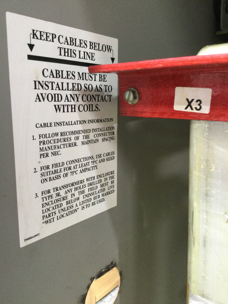 Federal Pacific 225 KVA dry-type transformer