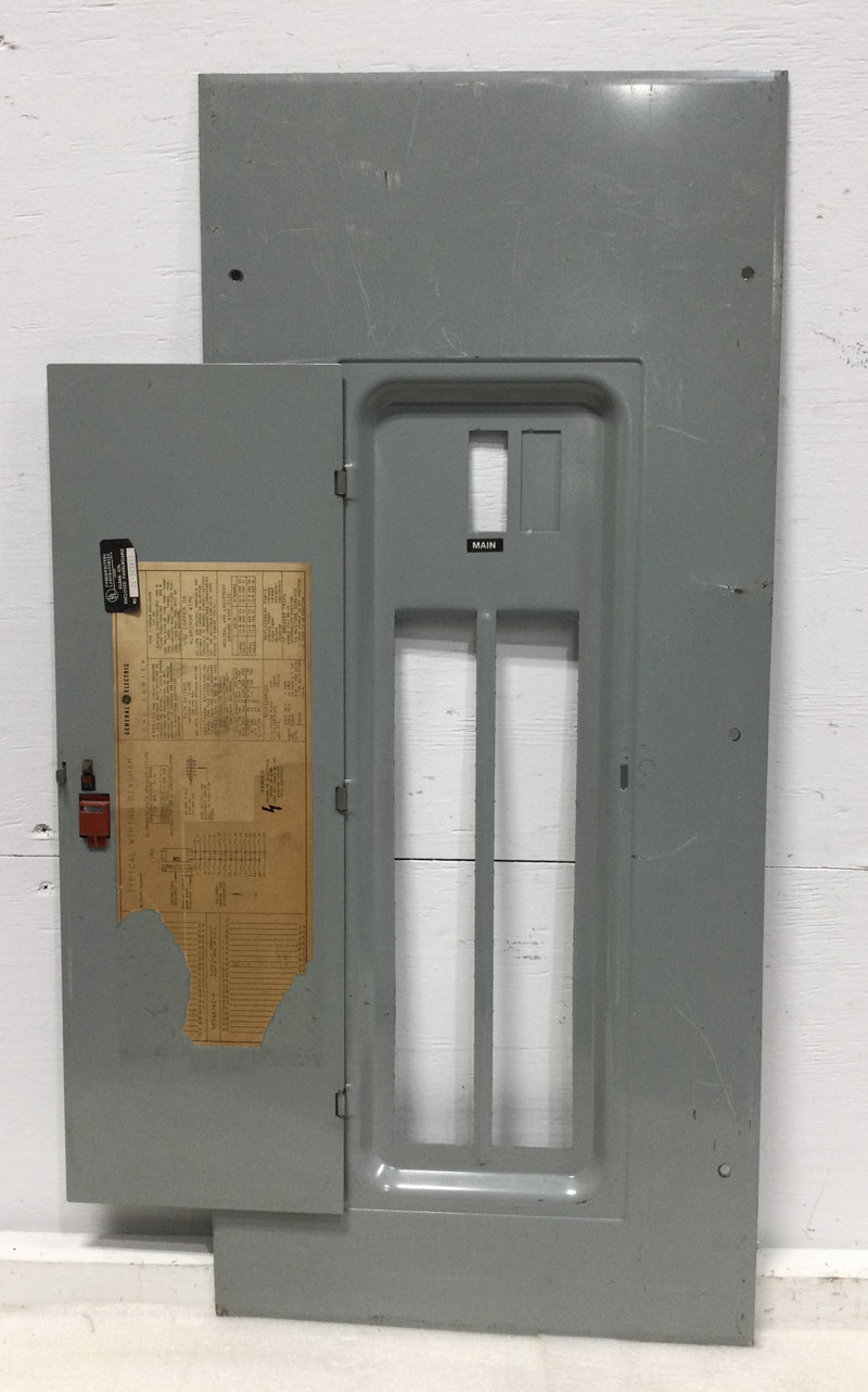 GE General Electric TM3015WS/WF With Main 150 Amp 240V Load Center Cover/Door Type 1 30 Space 34 5/8" x 15 3/8"