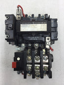 GE General Electric CR306C0**AAVA Nema Size 1 27 Amps 600 VAC Max 3 Phase Contactor 115-120 VAC 50-60 Hz Coil