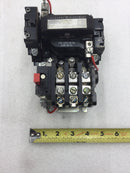 GE General Electric CR306C0**AAVA Nema Size 1 27 Amps 600 VAC Max 3 Phase Contactor 115-120 VAC 50-60 Hz Coil
