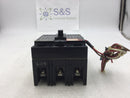 GE General Electric TEC36015 15 Amp 3 Pole 600 VAC Circuit Breaker with Instantaneous Trip and Auxiliary Outputs