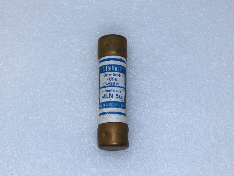 Littelfuse NLN-50 50 Amp 250V One-Time Class K5 Fuse