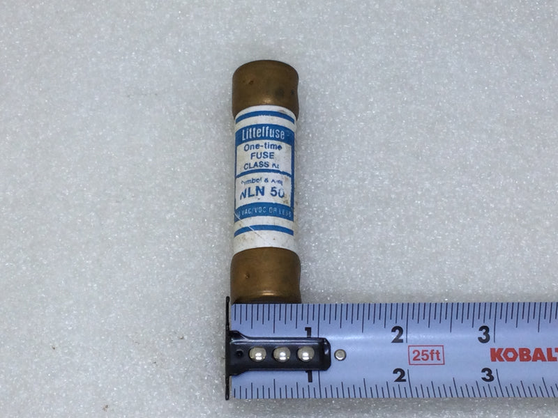 Littelfuse NLN-50 50 Amp 250V One-Time Class K5 Fuse