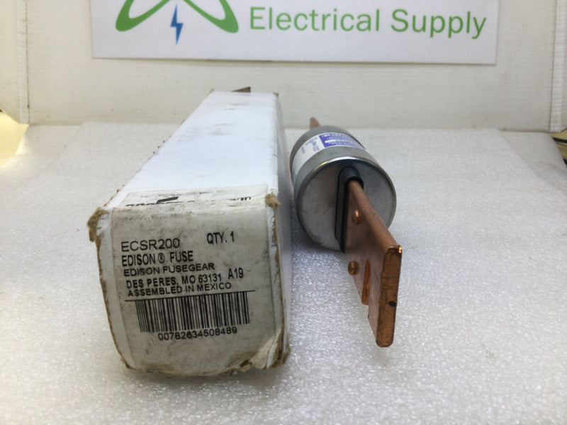 Edison ECSR200 200 Amp 600V Class RK5 Fuse - Long Style