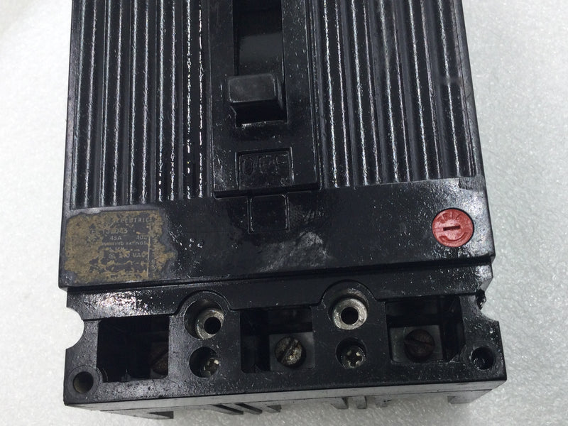 General Electric TED134045 45 Amp 3 Pole 480V Circuit Breaker - Cosmetic Flaw