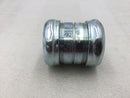 Bridgeport 266 2-1/2" Steel EMT Concrete Tight Compression Coupling (Box of 2)