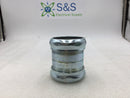 Bridgeport 266 2-1/2" Steel EMT Concrete Tight Compression Coupling (Box of 2)