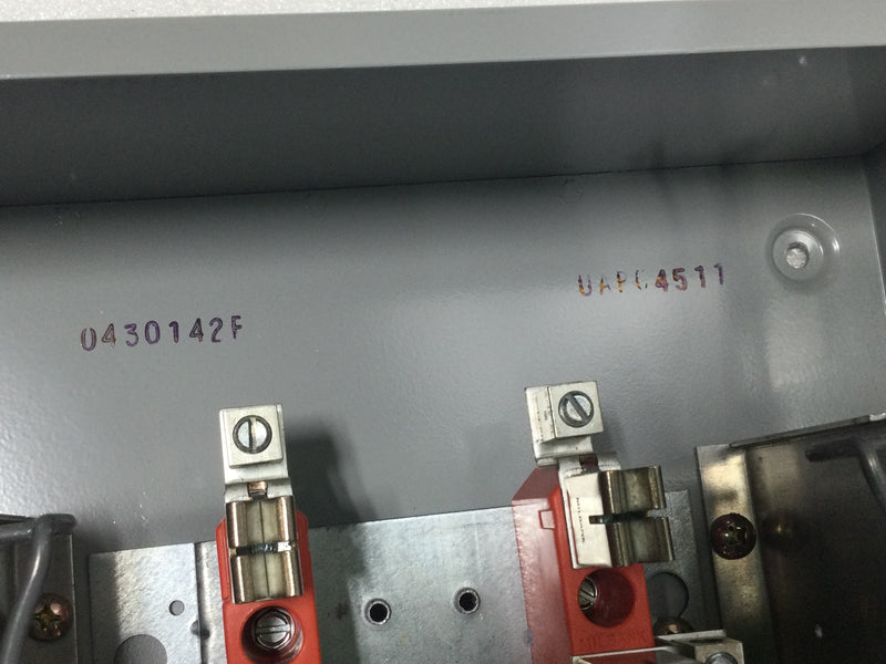 Milbank UAPC4511-0-TS0324 20 Amp 1 Phase 600V Meter Socket 20 1/4" x 12"