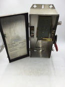 Westinghouse WFDN100 Type 4/4X Circuit Breaker Enclosure Stainless Steel 8" X 17"