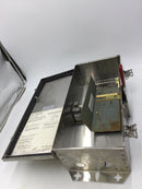 Westinghouse WFDN100 Type 4/4X Circuit Breaker Enclosure Stainless Steel 8" X 17"