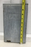 FPE Stab-Lok 100A 120/240V Load Center Nema3R Outdoor Cover Only 10" x 6"
