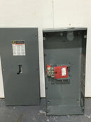 Square D J250S Enclosed Circuit Breaker Disconnect 240/480/600VAC Type 1 Enclosure 250A Max