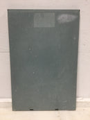 ITE Panelboard Cover Only Nema3R 22" x 14 1/2" Two Slots On Bottom Of Cover / No Lip On Top