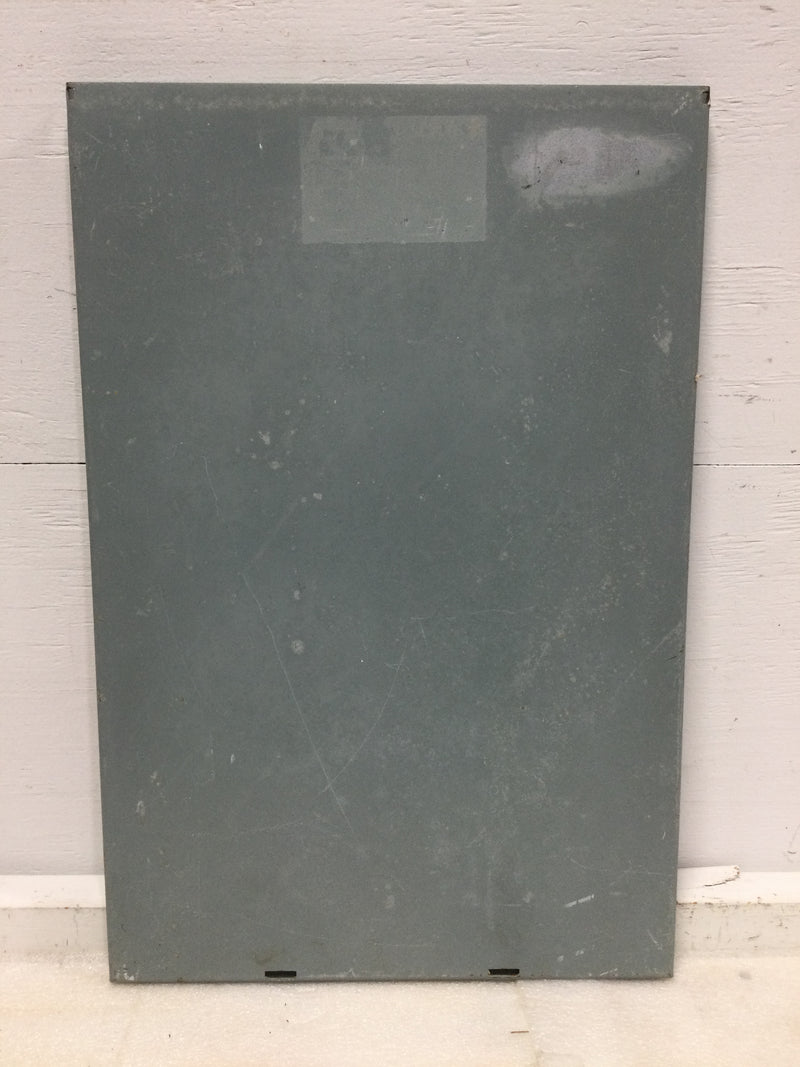ITE Panelboard Cover Only Nema3R 22" x 14 1/2" Two Slots On Bottom Of Cover / No Lip On Top