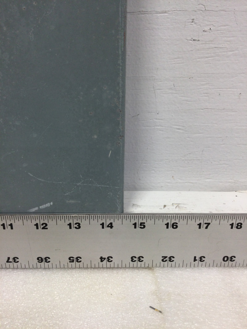 ITE Panelboard Cover Only Nema3R 22" x 14 1/2" Two Slots On Bottom Of Cover / No Lip On Top