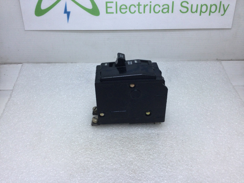 thumbnail image 2 of Square D QOB220 Breaker – 20 Amp, 2-Pole, Bolt-On (120/240V) With 1-Year Warranty 2 of 5