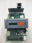 Trane D343387P01/CNT06670 Furnace Circuit Board w/Mounting Plate and Display