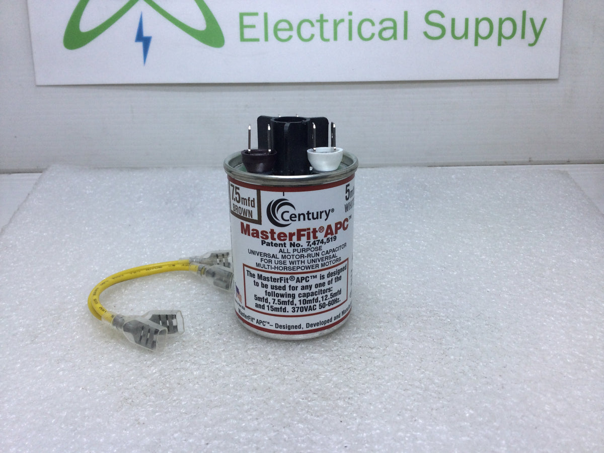 Century MasterFit APC 2509074-001 5/7.5/10/12.5/15mfd 440/370 Vac Run