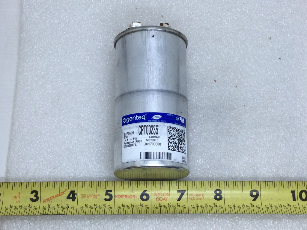 cafunebyA カフネバイエー GE/Genteq Capacitor 97F9899 CPT00977 35/5uf 440Vac +/-6% 50