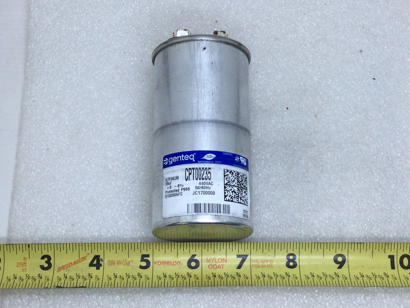 GE/Genteq 97F9639 CPT00235 35uF -/+6% 440VAC 50/60Hz Capacitor