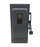 Square D HU361 30 Amp 3 Pole 600V Non Fused HD Safety Switch 10 3/4" x 6"