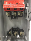 General Electric TH3363 3Ph Fusible 100A 600VAC Safety Switch/Disconnect Model 4