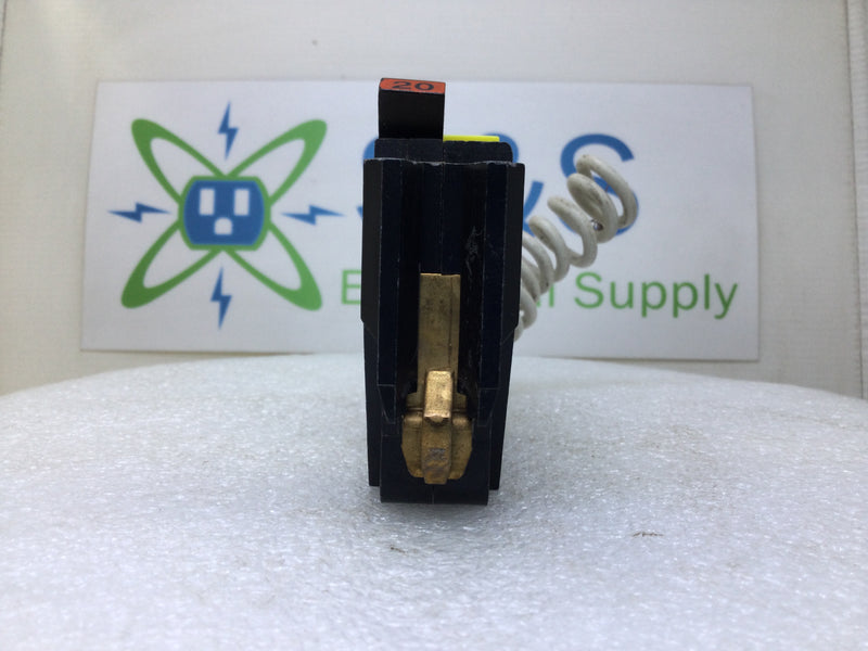 FPE/Challenger NA120GF 20 Amp 1 Pole 120V Stab-Lok Circuit Breaker w/ GFI