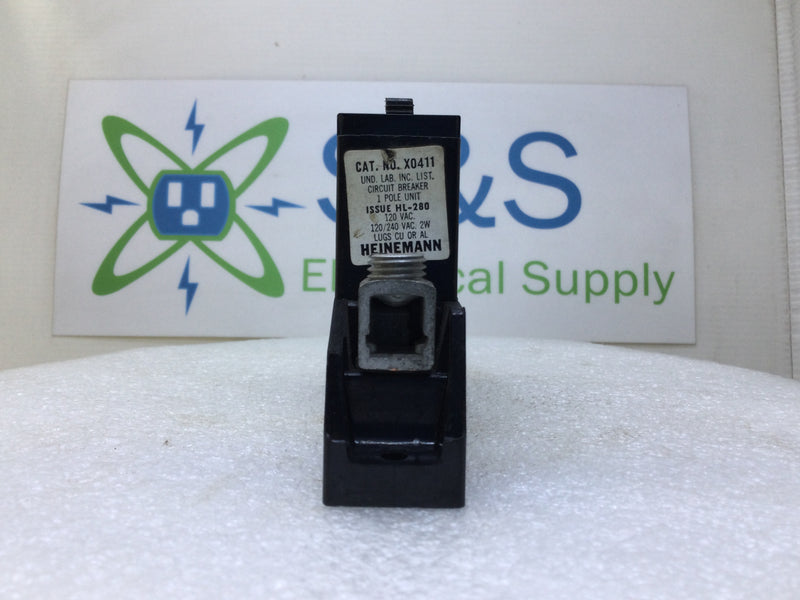 Heinemann XO411 100 Amp 1 Pole 120/240V Circuit Breaker - Cosmetic Flaw