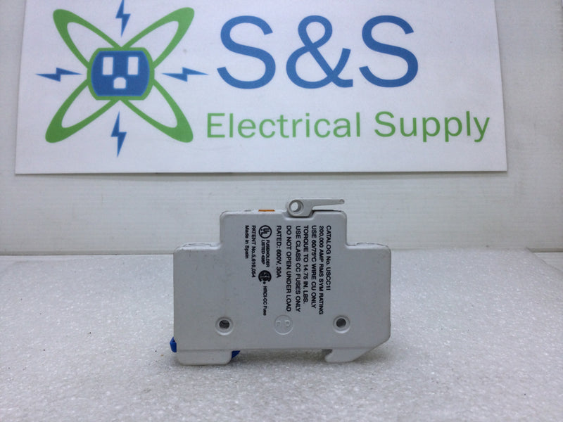 Gould USCC1I Ultrasafe Circuit Breaker Single Pole 30 Amp 600 VAC Class CC Fuses