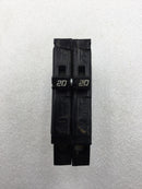 Challenger A2020 20 Amp 2 Pole 120/240V Circuit Breaker - Old Style w/ Hooks