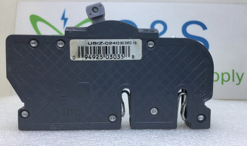Connecticut Electric/UB Inc. UBIZ-0240 40/40 Amp 2 Pole 120/240V Circuit Breaker
