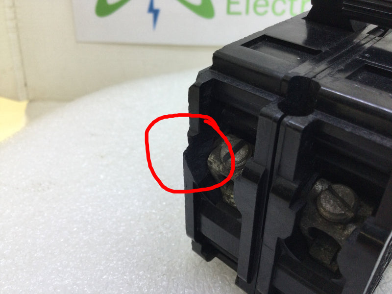 Murray MP260 60 Amp 2 Pole 120/240V Type MP-T Circuit Breaker - Cosmetic Flaw