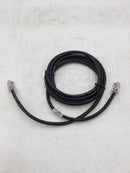 Lot of 10 Quiktron 560-135-007 CAT5e 7 Ft Ethernet Cable Computer Network CAT5 RJ45 Internet BLACK Non Booted C5E CM Patch Cord