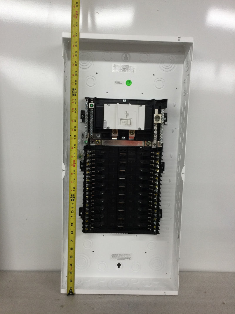 Leviton RD0-LP220-BDR 20 Space Indoor Load Center with 200A NEMA1  1 Phase 3 Wire Indoor Main Circuit Breaker with door