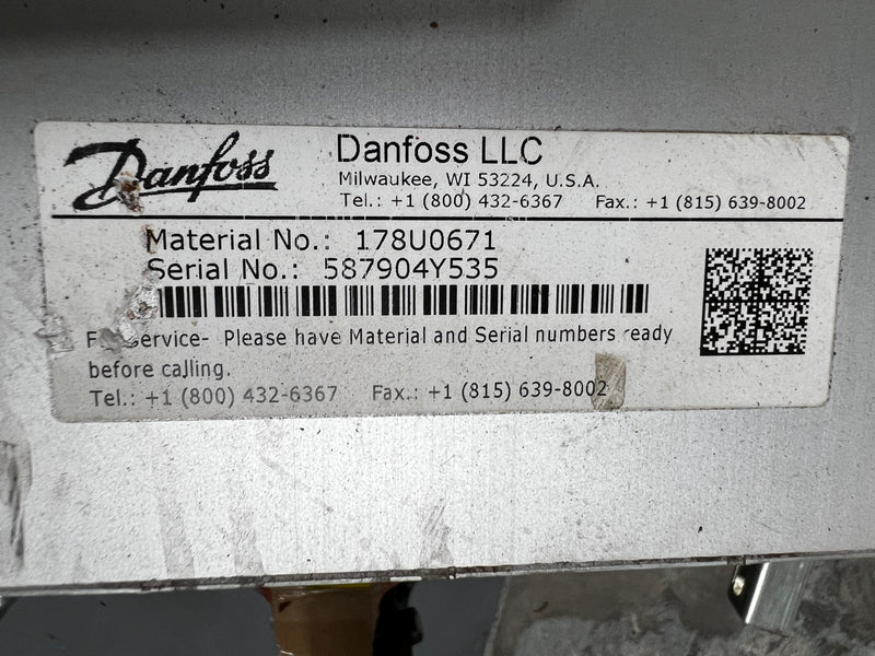 Danfoss VLT HVAC Drive FC-102N110T4E21H2XGC7XXSXXXXAJBXCXXXXDX, P/N: 134U7792  150 hp, 110 kw, 190 Amp, 0-460 VAC, 60 HZ