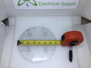 Meter Blank Cover Only 7" Diameter, Plastic, Clear