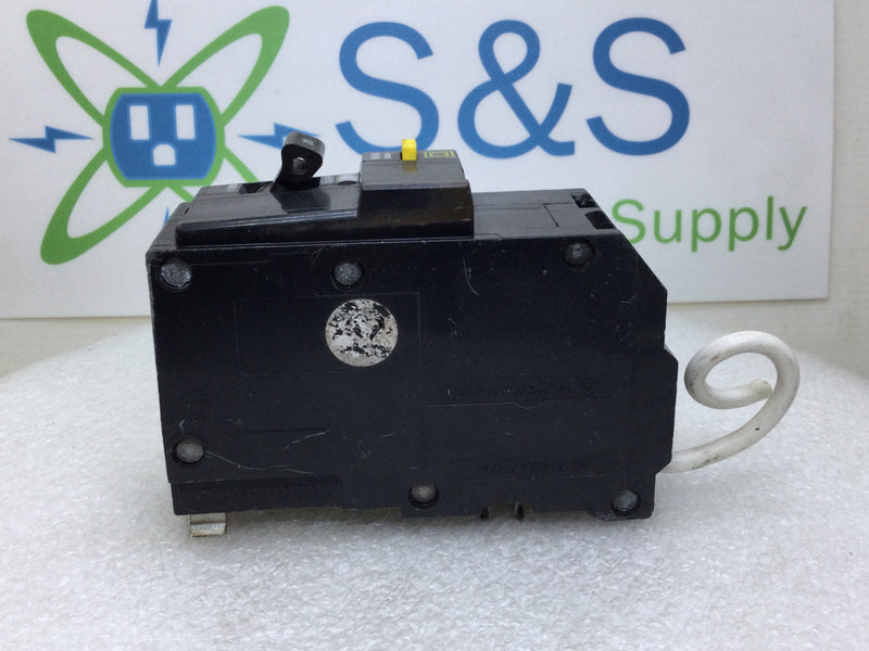 Square D QO220GFI 20 Amp 2 Pole 120/240V GFI Circuit Breaker - Short Wire