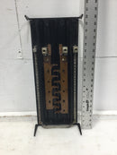 Siemens 200 Amp 20 Space Copper Buss 120/240 VAC Load Center Guts Only 9" X 20"