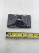 Commercial Electric 677698 Bronze Single Gang Lamp Holder 3 1/2" Holes