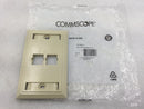 Commscope M12L-246 Ivory 2-Port Faceplate 108168477
