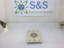 Commscope M12L-246 Ivory 2-Port Faceplate 108168477