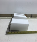 Forecast Lighting F4517-36 Avenue Satin Nickel 4 Light 75 Watt White Opal Bath Fixture