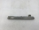 Ilsco NA70-R 22 Position Ground Bar with CMC CA-206-1 Ground Lug