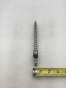 Ilsco NA70-R 22 Position Ground Bar with CMC CA-206-1 Ground Lug