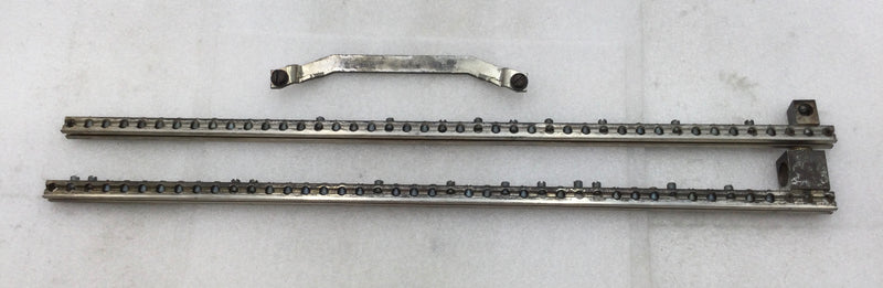 ITE 39-Position Grounding Bar w/notched Cross Bar