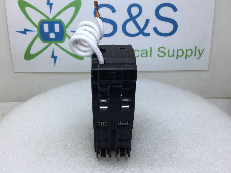 Square D QO260GFI 60 Amp 2 Pole 120/240V GFCI Circuit Breaker - Black Button